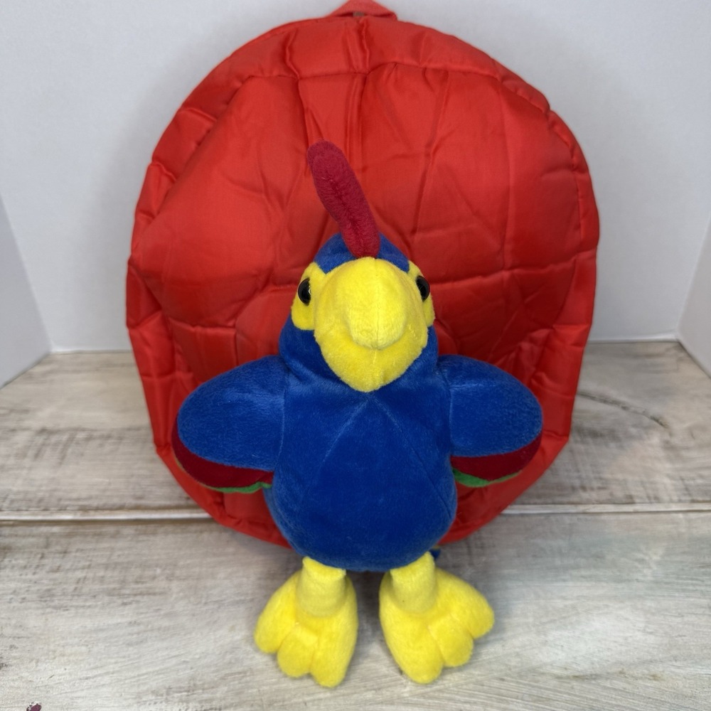 Kids‎ Toddler Parrot Plush Red Backpack School Dance Travel